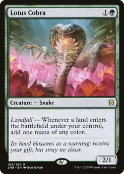 Lotus Cobra - Zendikar Rising (ZNR) NM Never Played - Image 1
