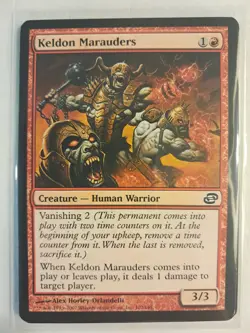 4X Keldon Marauders Planar Chaos (102/165) Magic MtG LP PLAYSET OF 4 - Image 1