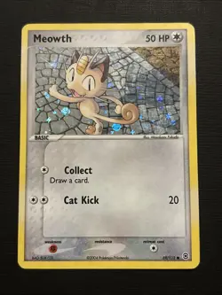 Pokemon TCG: FireRed & LeafGreen- Meowth 69/112 Reverse Holo - Image 2