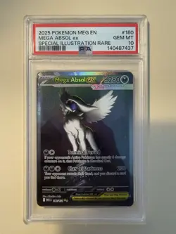 Pokemon Mega Absol ex 180/132 Me01 Special Illustration Rare Holo PSA 10 2025 - Image 1