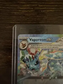 Brand New Prismatic Vaporeon ex 023/191 Pokemon Play! Prize Pack Series 7 Stamp - Image 2