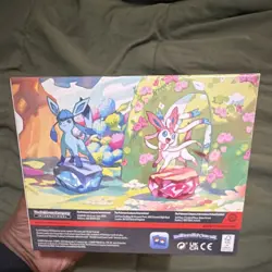 Pokemon Prismatic Evolutions Mini Tin Box Eevee 8 pack - Image 3