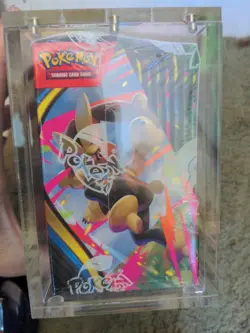 Pokemon TCG Scarlet Violet Phantasmal Flames Sealed New In Acrylic Box - Image 4