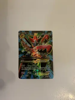 Pokemon TCG M Scizor EX Full Art Holo Card 120/122 Breakpoint Mega Ultra Rare - Image 1