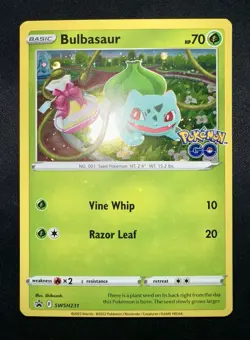 POKEMON GO Bulbasaur Charmander Squirtle 3 Promo Set SWSH231 SWSH232 SWSH233 - Image 2