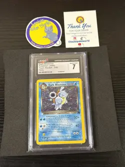 Dark Blastoise - Pokemon (2000) Team Rocket - Unlimited 3/82 Holo - CGC 7 - Image 1
