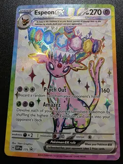 Espeon EX 175 Black Star Promo Prismatic Evolutions Pokemon 2025 - Image 1
