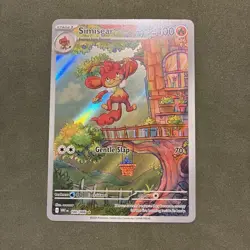 Simisear 100/086 Illustration Rare English Holo White Flare Pokemon TCG - Image 1