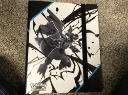 Pokemon Scarlet And Violet Black Bolt Binder Zekrom Used - Image 1