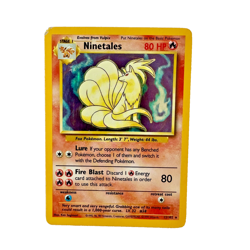 Pokemon TCG Ninetales 012/102 Base Set Holo Lightly Played Great Condition - Image 1