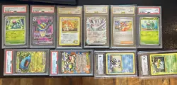 Lot Of 10 Graded Pokemon Collection - Image 1