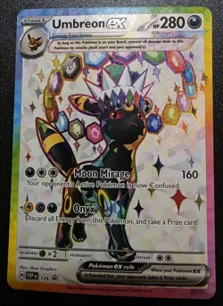 Umbreon EX 176 Black Star Promo Prismatic Evolutions Pokemon 2025 - Image 1