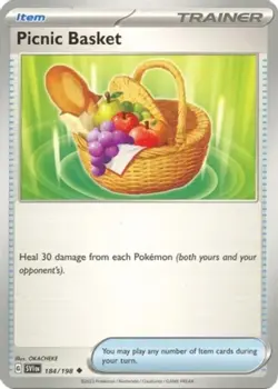 Pokemon Picnic Basket - 184/198 - Uncommon - Reverse Holo NM-Mint Scarlet & Viol - Image 1
