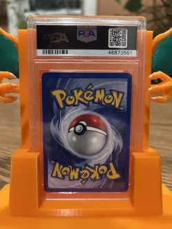 Pokemon TCG Rockets Moltres - Gym Heroes 1st Edition Dot ERROR- PSA 8! - Image 3