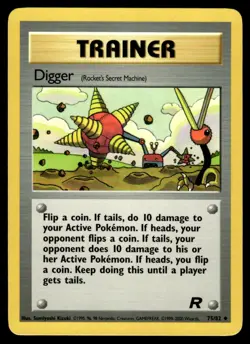 Pokemon TCG Team Rocket #75/82 Digger - Image 1