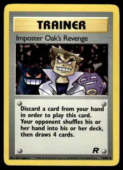 Pokemon TCG Team Rocket #76/82 Imposter Oak's Revenge - Image 1