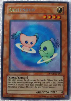 Yugioh 1x Gellenduo STON-EN067 Secret Rare Unlimited Edition Near Mint - Image 1