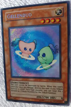 Yugioh 1x Gellenduo STON-EN067 Secret Rare Unlimited Edition Near Mint - Image 3