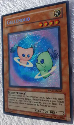 Yugioh 1x Gellenduo STON-EN067 Secret Rare Unlimited Edition Near Mint - Image 4