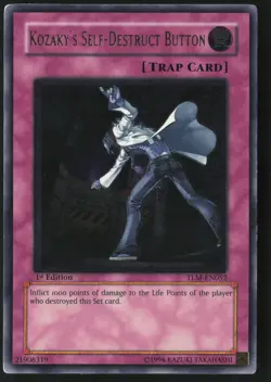 Kozaky's Self-Destruct Button TLM-EN052 Ultimate Rare 1st Edition Yu-Gi-Oh - Image 1