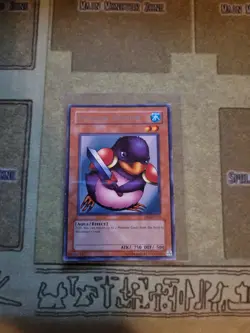 YUGIOH TCG PENGUIN SOLDIER DB2-EN105 RARE UNLIMITED EDITION LP - Image 1