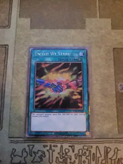 YUGIOH UNITED WE STAND RA03-EN112 PLATINUM RARE 1ST ED NM - Image 1