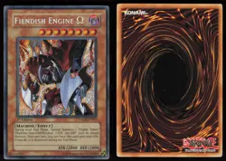 Fiendish Engine Omega TDGS-EN095 Secret Rare 1st Edition Yu-Gi-Oh - Image 3