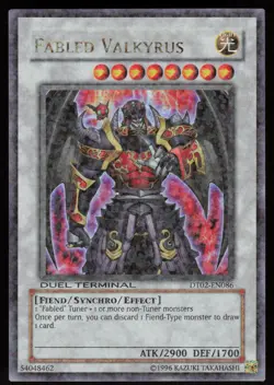 Fabled Valkyrus DT02-EN086 Duel Terminal 2 Ultra Rare Yu-Gi-Oh - Image 1