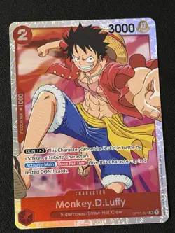 ONE PIECE Card Game Romance Dawn OP01-024 Monkey D Luffy Super Rare - Image 1