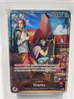 2025 ONE PIECE PROMOS PSA MAGAZINE EXCLUSIVE #001 SHANKS PSA 10 - Image 2
