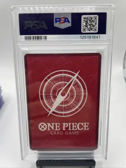 2025 ONE PIECE PROMOS PSA MAGAZINE EXCLUSIVE #001 SHANKS PSA 10 - Image 3