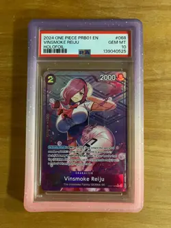 One Piece - Vinsmoke Reiju - Alternate Art - OP06-068 - PSA 10 - Image 1