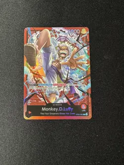 One Piece ST21-001 Monkey D Luffy Leader Gear 5 English Edition (1x) - Image 2