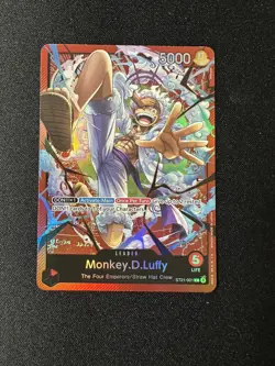 One Piece ST21-001 Monkey D Luffy Leader Gear 5 English Edition (1x) - Image 5