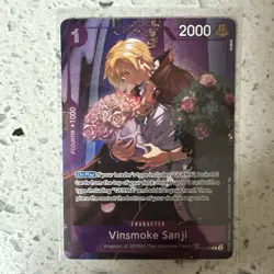 One Piece TCG - Vinsmoke Sanji OP10-063 OP12 English Treasure Rare - Image 1