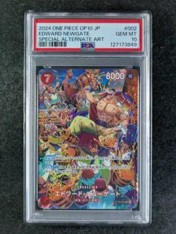 2024 One Piece EDWARD NEWGATE ST15-002 (OP10) Special Alt. Art SR JPN PSA 10 - Image 1