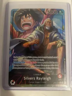Silvers Rayleigh OP12-001 Alt Art Leader One Piece TCG English NM - Image 1