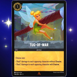 Tug-Of-War - Rare Foil - Disney Lorcana TCG Shimmering Skies #196/204 - Image 1