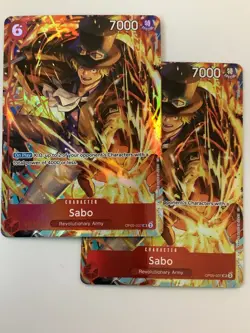 (2 Cards) One Piece Sabo (Illus. Box Vol.5) OP05-007 One Piece Promo Cards Foil - Image 1
