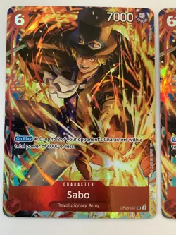 (2 Cards) One Piece Sabo (Illus. Box Vol.5) OP05-007 One Piece Promo Cards Foil - Image 3