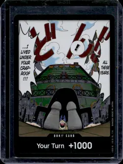 One Piece Pillars Of Strength Sanji Alternate Art DON!! Card OP03 - Image 1