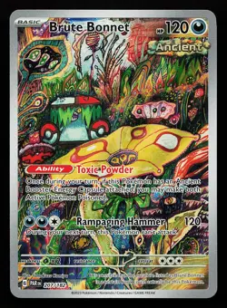 Brute Bonnet 207/182 Illustration Rare Paradox Rift Pokemon Card - Image 1