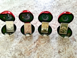 4 Pokemon Nintendo Burger King 1999 Gold plated 23kt plated card/ball set ! - Image 1