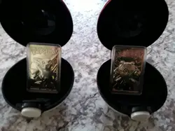 4 Pokemon Nintendo Burger King 1999 Gold plated 23kt plated card/ball set ! - Image 3