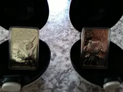 4 Pokemon Nintendo Burger King 1999 Gold plated 23kt plated card/ball set ! - Image 4