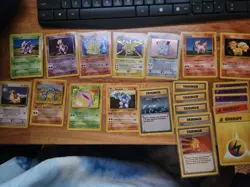 Pokemon Cards Base Set (1999) - Lot of 22 - Image 1