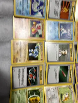 Pokemon Base Set Grey Stamp 1st Edition 18 Cards Lot Very Good Condition Rare - Image 2