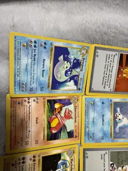 Pokemon Base Set Grey Stamp 1st Edition 18 Cards Lot Very Good Condition Rare - Image 4