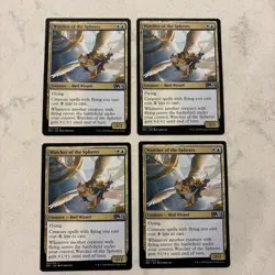 Magic the Gathering MTG Watcher Of The Spheres Play Set Of 4 Cards - Image 1