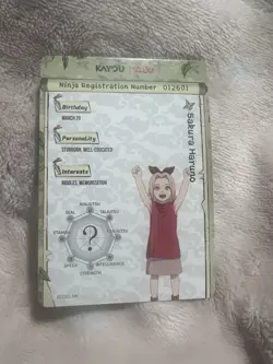 Naruto Kayou English Series 2 Card - Sakura Haruno - NRSA02-SR-019L2 - Image 2